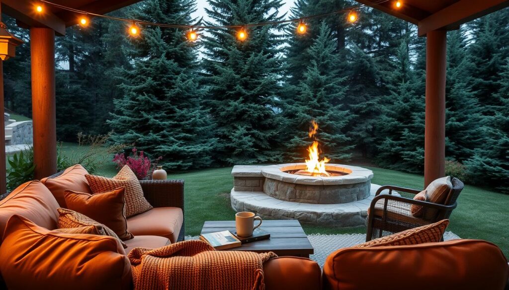 How to Create a Cozy Outdoor Living Space for Any Season